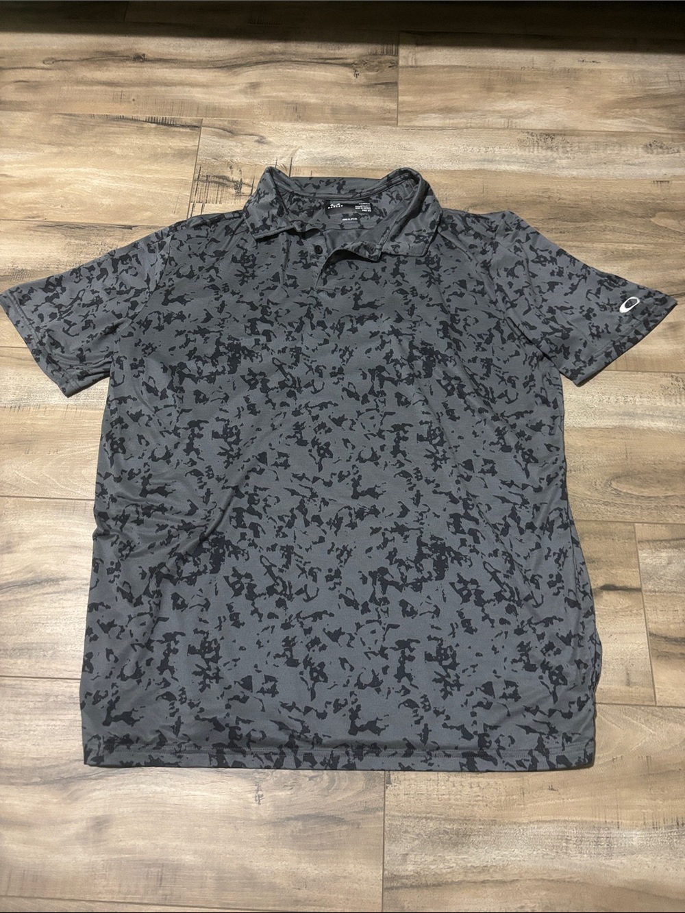 Oakley Hydrolix Men's Dark Gray Camo Polo